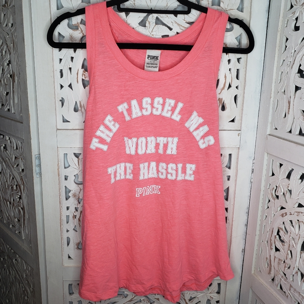 Pink The Tassle Was Worth The Hassle Size Large